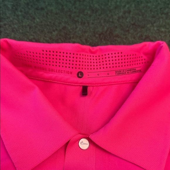 Tiger Woods Collection by Nike Polo (Pink/ Size Large) - Picture 4 of 9